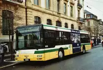 TN Neuch�tel Nr. 203/NE 114'203 MAN am 23. Dezember 2009 Neuch�tel, Place Pury