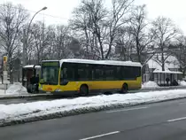 Mercedes-Benz O 530 LE � (Citaro) auf der Linie 164 nach S-Bahnhof Kaulsdorf an der Haltestelle K�penick Bahnhofstra�e/Lindenstra�e.