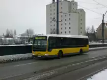 Mercedes-Benz O 530 LE � (Citaro) auf Betriebsfahrt nahe der Haltestelle Sch�neweide Wilhelminenhofstra�e/Edisonstra�e.