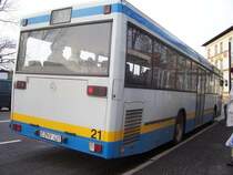Mercedes O405N Nr. 21 f�hrt als Linie 57 ins Lutherviertel (Charlottenstra�e)