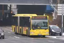 EVAG 4511 (E VG 4511) mit der Linie 155 am Rathaus Essen,9.2.2010.