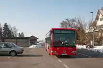 FR JS 418 als 77332 nach NeunKirch am 16. Februar 2010 am Bahnhof Wilchingen-Hallau.
