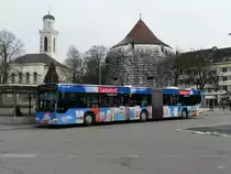 BSU - Mercedes Citaro Nr.48 SO 155948 unterwegs auf der Linie 1 in der Stadt Solothurn am 23.01.2010