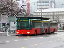 VB Biel - Mercedes Citaro Nr.152  BE 572152 unterwegs auf der Linie 2 in Biel am 29.01.2010