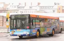 KEVAG (KO RY 170) mit Werbung f�r G8Way.de.
Hier mit der Linie 9 am Zentralplatz,12.2.2010.