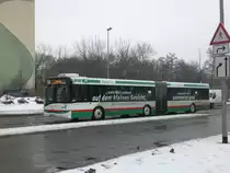 Solaris Urbino auf der Linie 54 nach Buckau Wasserwerk an der Haltestelle S�dring.