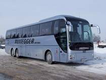 MAN  Lions-coach  von Russegger tritt nach dem Besuch des Pferdemarktes in Ried i.I. wieder die Heimreise an;100217