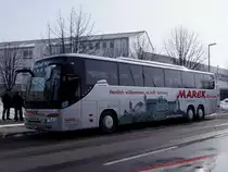 SETRA S417GT-HD von Marek-Reisen hat eine Gruppe nach Ried i.I. zum Pferdemarkt gebracht;100217