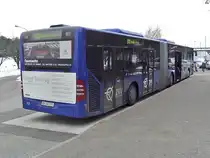VZO Mercedes Citaro NR.117 am Bahnhof Feldbach am 17.2.10 