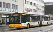 KEVAG (KO RY 341) mit Werbung f�r Sch�tz und Sohn.
Aufgenommen am Zentralplatz,12.2.2010.