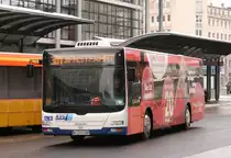 KVG (KO KV 158) mit Werbung f�rs L�hr-Center.
Aufgenommen am HBF Koblenz,12.2.2010. 