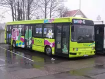 Der ehemalige R 312 Nr 124 als  Bus Info  verwandelt. Am 19/02/10.