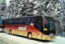 Marti, Kallnach Nr. 23/BE 572'223 Setra am 9. Januar 2010 Adelboden, Unter dem Birg (Einsatz am Ski-Weltcup von Adelboden)