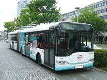 Bogestra Niederflur-Wagen Solaris Urbino 18 in Bochum Bbf.