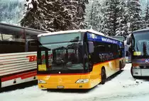 PostAuto Bern BE 653'387 Mercedes Citaro am 9. Januar 2010 Adelboden, Unter dem Birg (Einsatz am Ski-Weltcup von Adelboden)