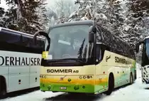 Sommer, Gr�nen BE 26'562 Volvo am 9. Januar 2010 Adelboden, Unter dem Birg (Einsatz am Ski-Weltcup von Adelboden)