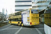 Einer der ersten Centroliner-Doppeldecker der Firma Hauser aus Rottweil ,der Bus fhrt noch, aber das Gebude von Neoplan dahinter gibt es leider nicht mehr