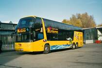 Ein Neoplan-Skyliner Bistrobus aus Zagreb in Stuttgart. 