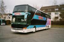 Ein Setra S 431 DT der Fa. Klingel in Heimsheim.