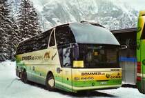 Sommer, Grnen BE 26'858 Neoplan am 9. Juli 2010 Adelboden, Unter dem Birg (Einsatz am Ski-Weltcup von Adelboden)