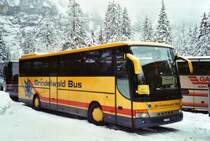 AVG Grindelwald Nr. 23/BE 70'397 Setra am 9. Januar 2010 Adelboden, Unter dem Birg (Einsatz am Ski-Weltcup von Adelboden)