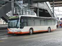 rbs - Mercedes Citaro Nr.2  BE 366002 bei den Bushaltestellen in Zollikofen am 30.01.2010