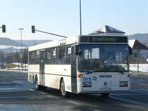 Mercedes-Benz O 405 (Hochflur-Stadtversion) auf der Linie 64 nach Westbahnhof an der Haltestelle Burgau.