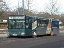 MAN Niederflurbus 2. Generation auf der Linie 615 nach Rottmersleben am ZOB/Hauptbahnhof.