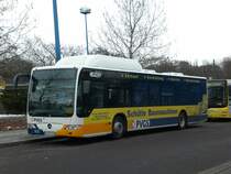 Mercedes-Benz O 530 GDH (Citaro Hybrid) auf Betriebsfahrt am ZOB/Hauptbahnhof.