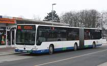 NIAG 3628 (WES O 3628) mit der Linie 911 am Bf Moers,10.2.2010.