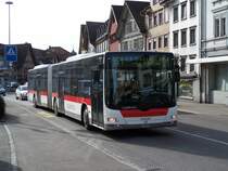 Lion's City GL Nr 297 in Gossau auf der Linie 151 am 27/02/10.