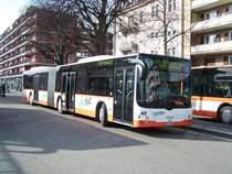 Lion's City GL Nr 45 am Bahnhof Gossau am 27/02/10.