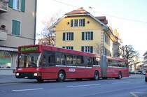 RBS, Worblaufen Nr. 32/BE 678'332 MAN (ex. Bernmobil Nr. 215) am 1. Mrz 2010 nach seinem ersten Einsatz fr den RBS im Breitenrain.