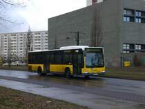 Mercedes-Benz O 530 II (Citaro Facelift) auf der Linie 294 nach Falkenberg an der Haltestlle Hohenschnhausen Falkenberger Chaussee/Prendener Strae.