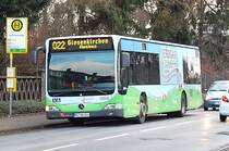 Wagen 0806 Mbus auf der Linie 022 unterwegs, hier an der Haltestelle Kruchenstrae am 2.3.2010