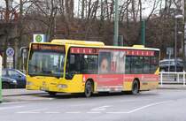 EVAG 4001 (E VG 4001) mit Werbung fr die Sparkasse Essen.
Hier mit der Linie 196 am Bf Essen West,25.2.2010.