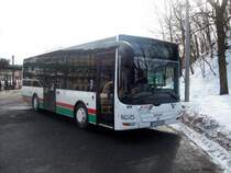 MAN - Lion´s City - Midi - FG RM 602 der RegioBus GmbH Mittelsachsen, in Freiberg, Busbahnhof, am 13.2.2010