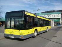 MAN N 283 der PostBus GmbH in Bregenz, am Busbf, am 27.2.2010