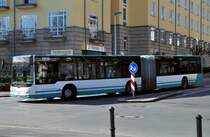 MAN Gelenkbus der RSVG in Bonn, 04.03.2010
