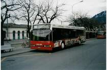 Aus dem Archiv: SBC Chur Nr. 1/GR 97'501 Neoplan am 1. Januar 1999 Chur, Bahnhof