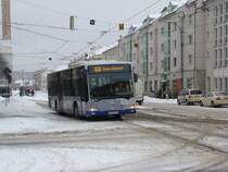 P:AV 414 als 650 zum Bahnhof Nauen am 12.02.2010 in Potsdam Am Platz der Einheit.