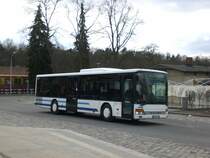Setra S 300er-Serie NF auf der Linie 926 nach Buckow Schule am S-Bahnhof Strausberg.