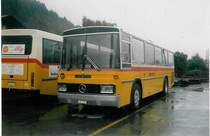 Aus dem Archiv: Zazzi, Disentis GR 1769 Mercedes/Tscher O 303 am 2. August 1997 Disentis, Bahnhof