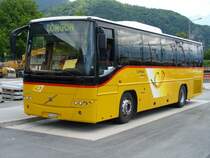 Post - Volvo 8700  Regio �berlandbus VS 49249 an der Haltestelle beim Bahnhof von Aigle am 29.07.2007
