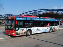 Bahnhof : Citaro II Nr 858 auf der Ersatzlinie 29 am 09/03/10.