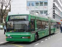 Basel / BVB - NEOPLAN Trolleybus Nr 926 eingeteilt auf der Linie 31 Habermatten .. Bild vom 17.03.2007