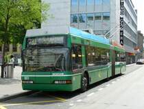 Basel / BVB - NEOPLAN Trolleybus Nr 931 eingeteilt auf der Linie 31 Habermatten .. Bild vom 12.05.2007