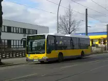 Mercedes-Benz O 530 LE � (Citaro) auf der Linie 240 nach Friedrichshain Platz der Vereinten Nationen am Betriebshof Lichtenberg.