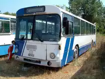 ausrangierter MAN im  Busfriedhof 