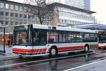 Schiwy Reisen (EN US 605) mit SEV wegen Sturmtief Cynthia fr die 
S-Bahnlinie 6.
Essen HBF 1.3.2010.
